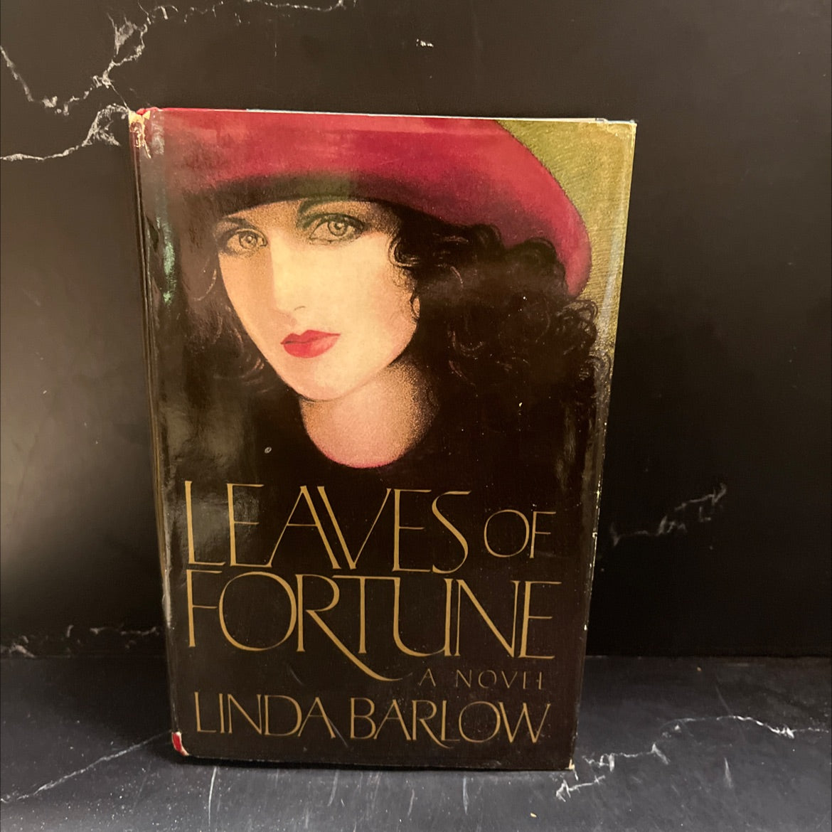 leaves of fortune book, by linda barlow, 1988 Hardcover image 1