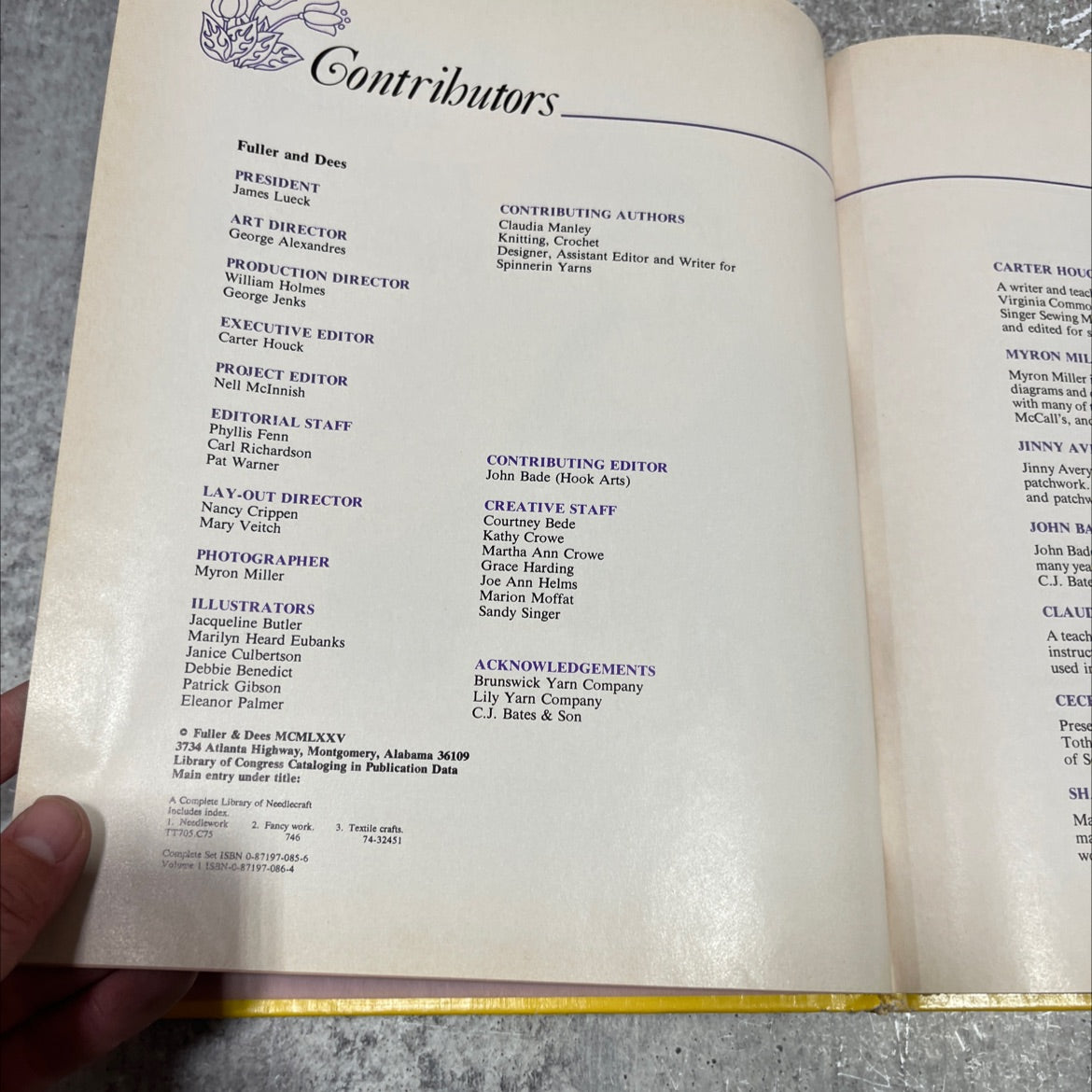 leewards complete library of needlecraft book, by unknown, 1975 Hardcover image 3