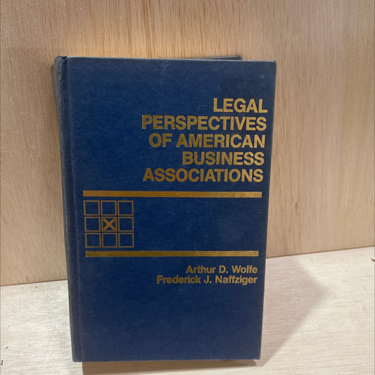 legal perspectives book, by arthur d. wolfe, frederick j. naffziger, 1977 Hardcover, Vintage image 1