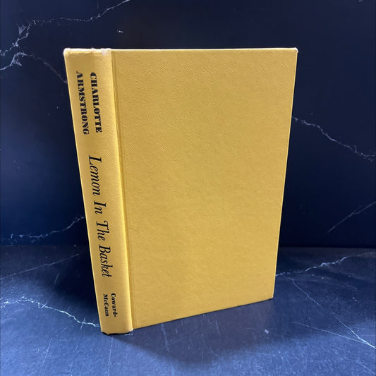 lemon in the basket book, by charlotte armstrong, 1967 Hardcover image 1