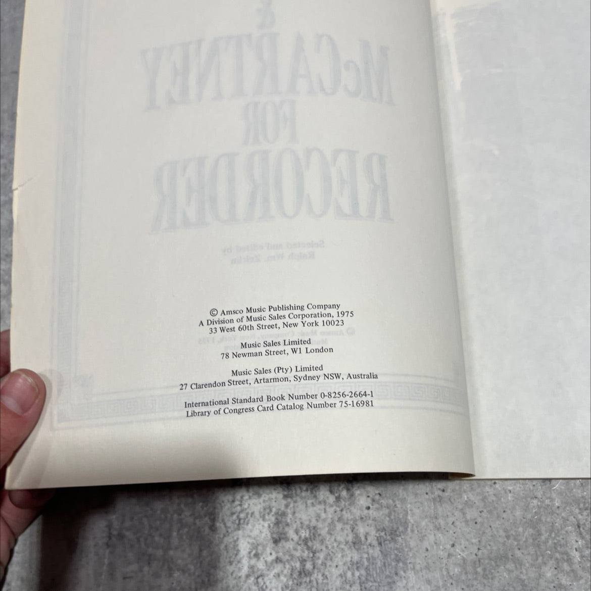 lennon & mccartney for recorder book, by Ralph Wm. Zeitlin, 1975 Paperback image 3