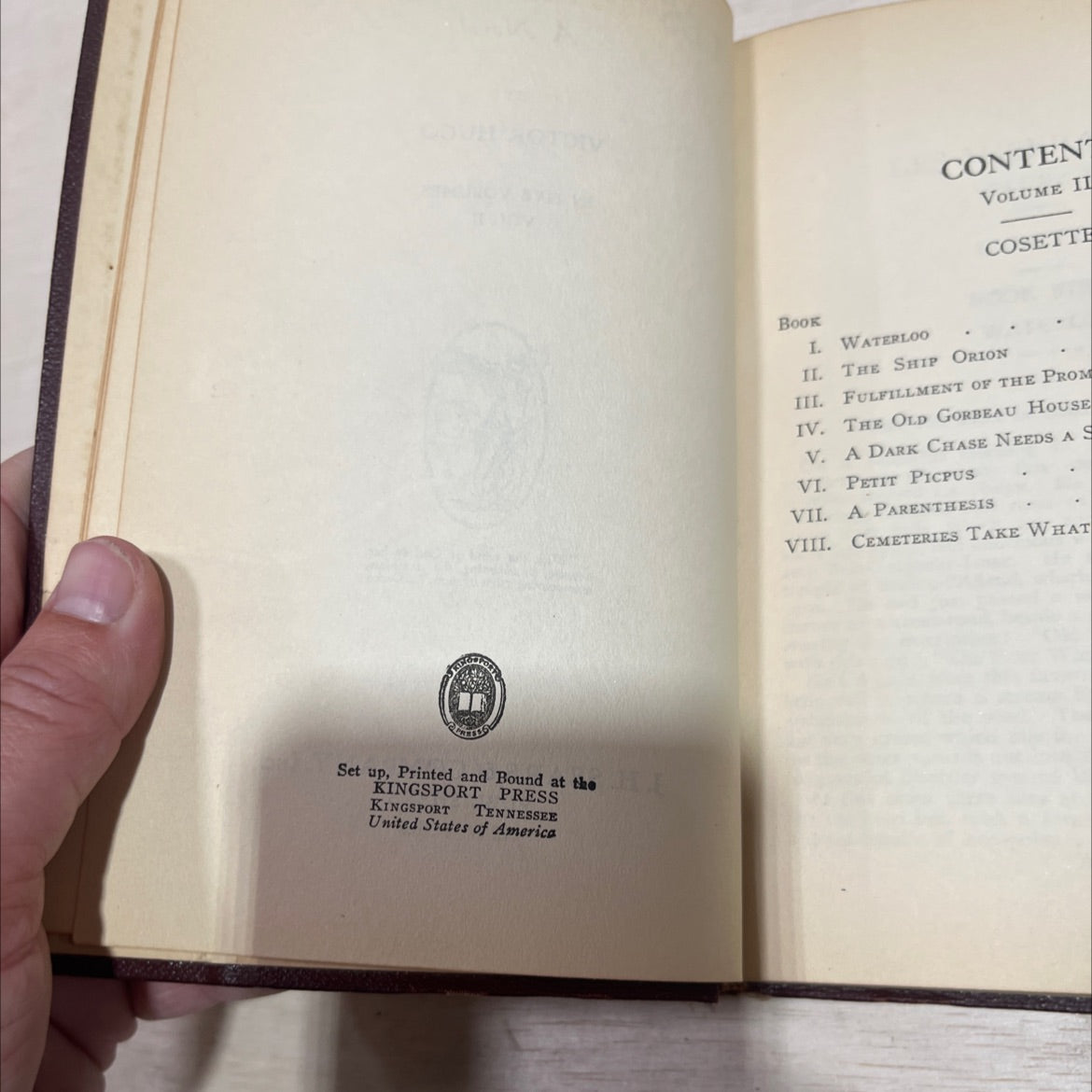 les miserables a novel book, by victor hugo, 1970 Hardcover image 3