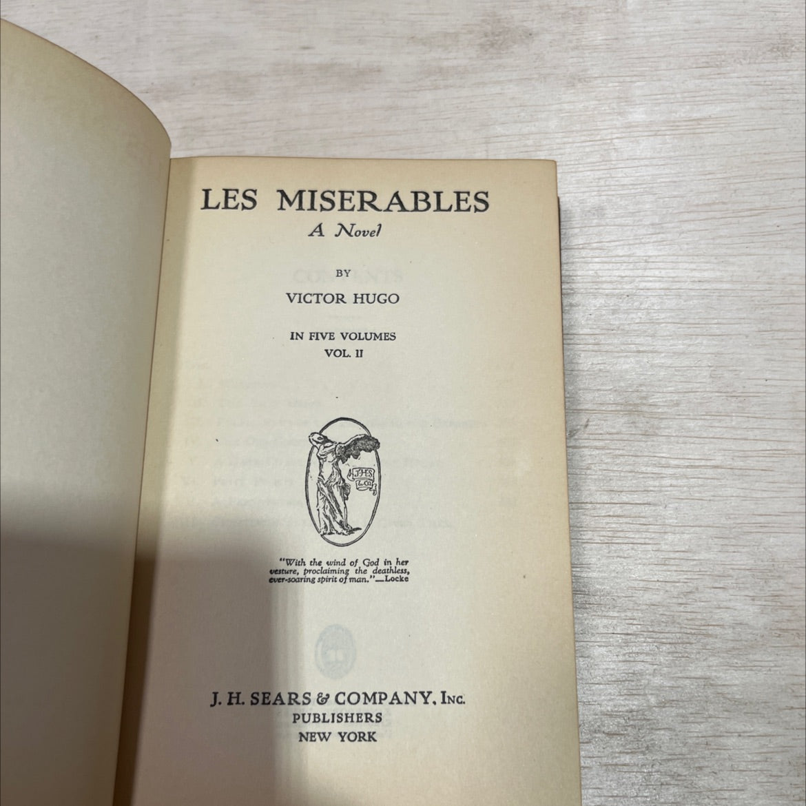les miserables a novel book, by victor hugo, 1970 Hardcover image 2