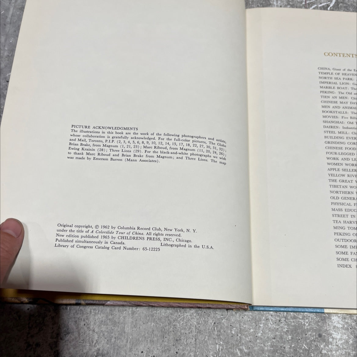 let's travel in china book, by Darlene Geis, 1965 Hardcover image 3