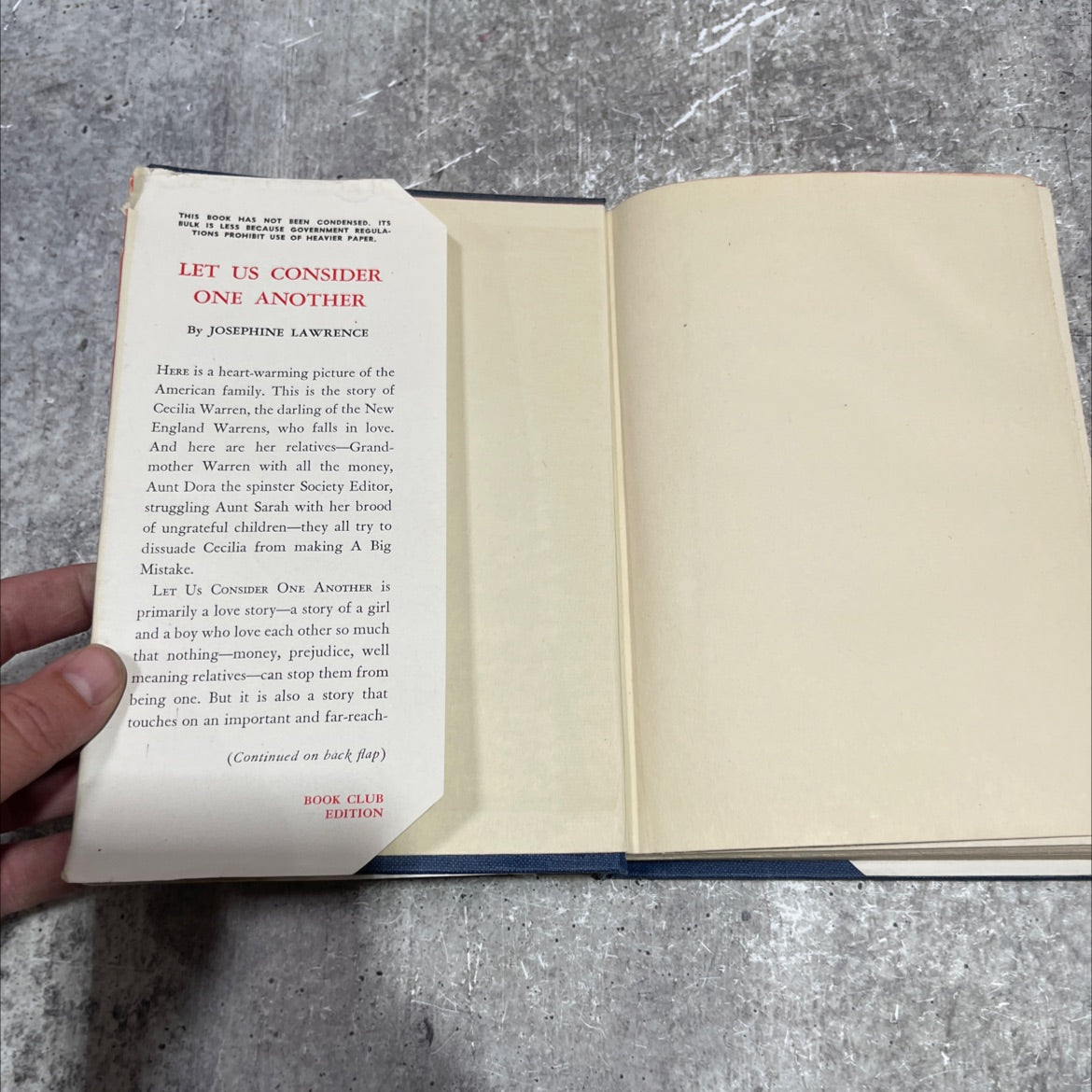 let us consider one another book, by josephine lawrence, 1945 Hardcover image 4