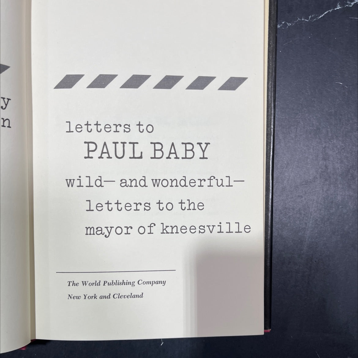 letters to paul baby book, by unknown, 1970 Hardcover image 2