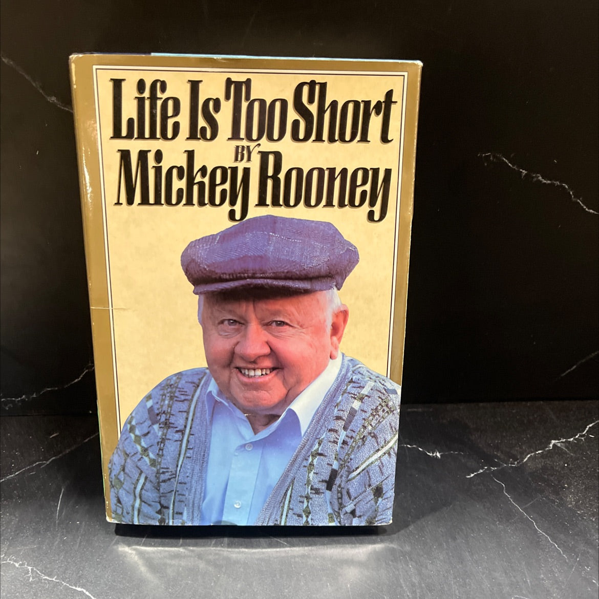 life is too short book, by Mickey Rooney, 1991 Hardcover image 1