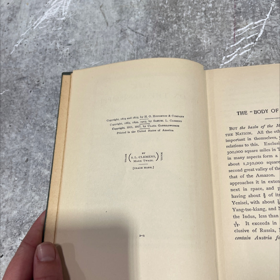 life on the mississippi book, by mark twain, 1917 Hardcover image 3