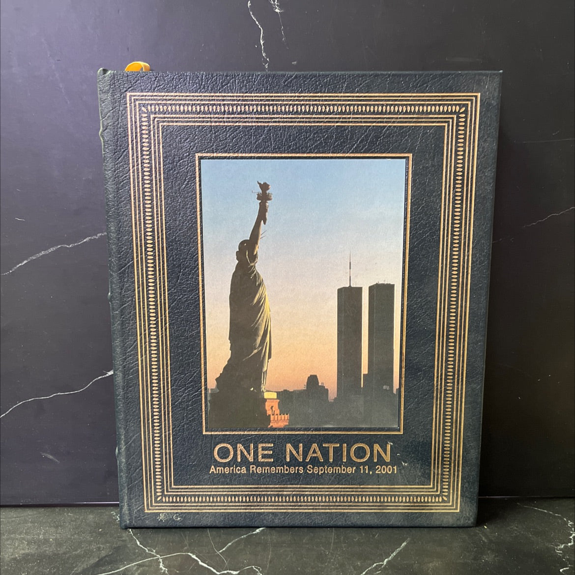 life one nation america remembers september 11 2001 collector's edition book, by Time Inc., 2001 Leather image 1