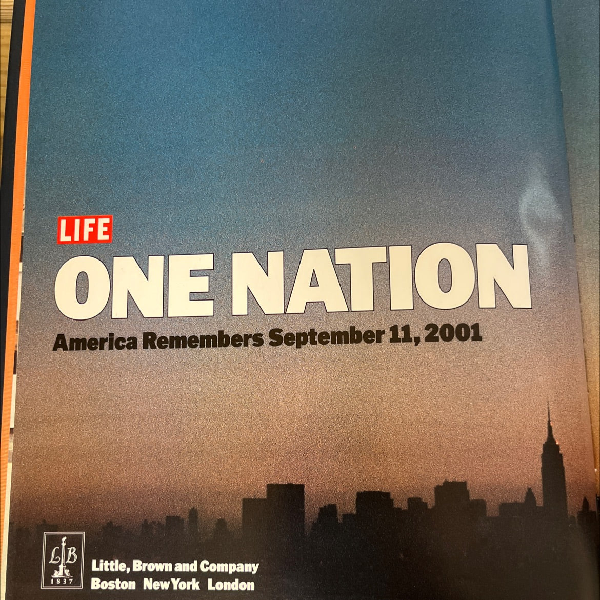 life one nation america remembers september 11 2001 book, by liani on parks angelou, 2001 Leather image 2