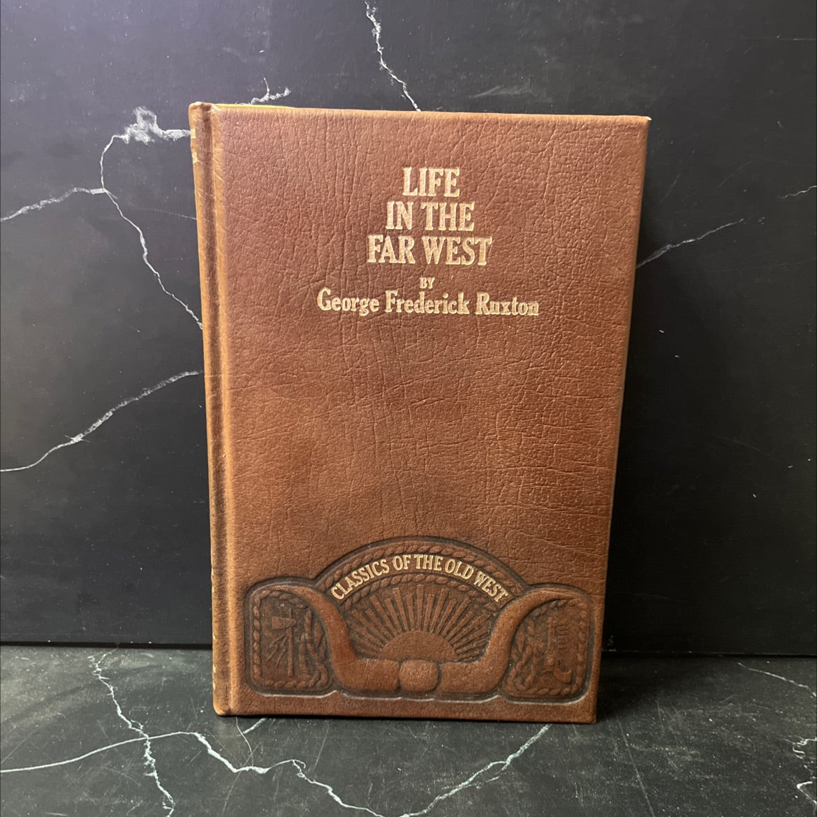 life the far west book, by george frederick ruxton, 1849 Leather image 1