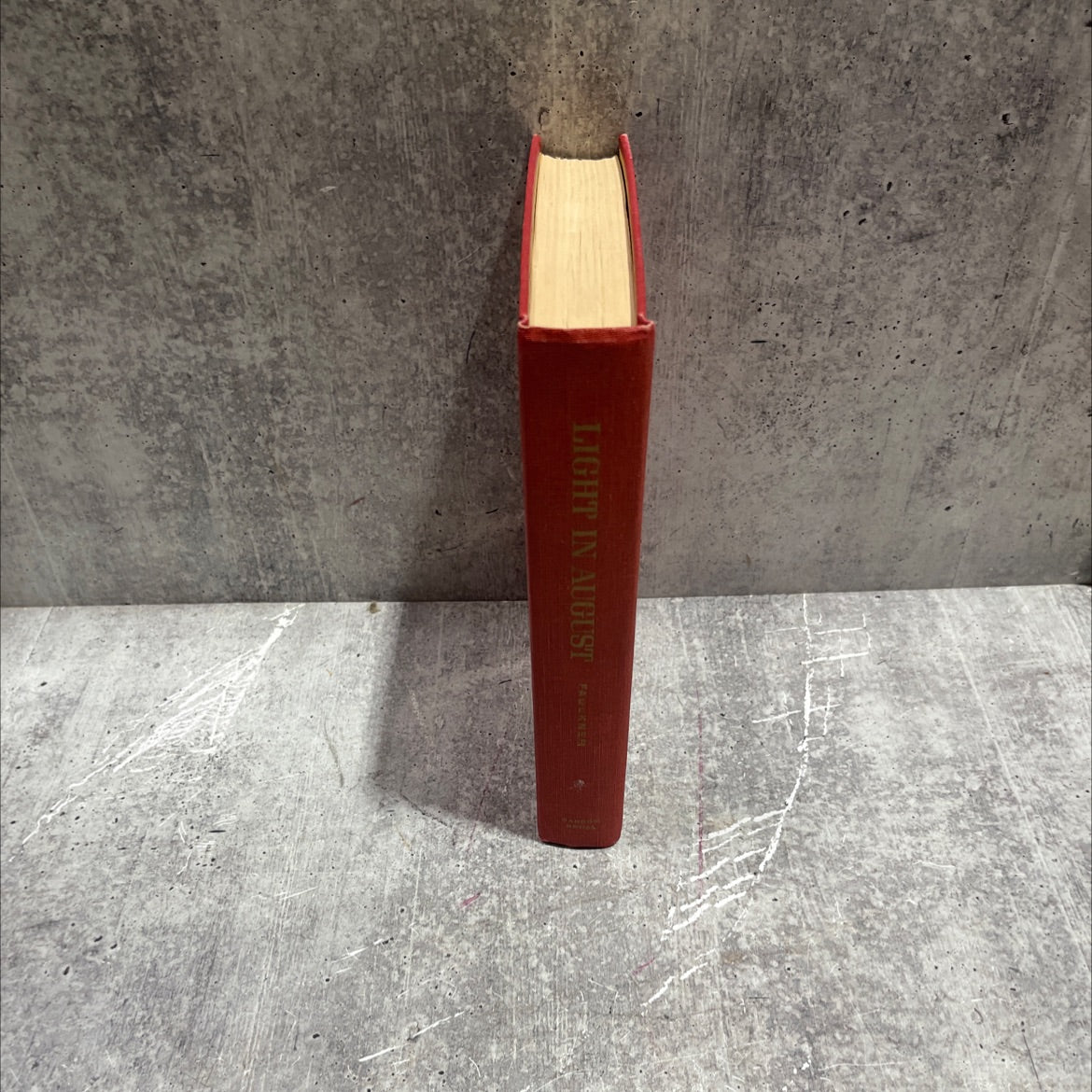 light in august book, by William Faulkner, 1959 Hardcover image 4
