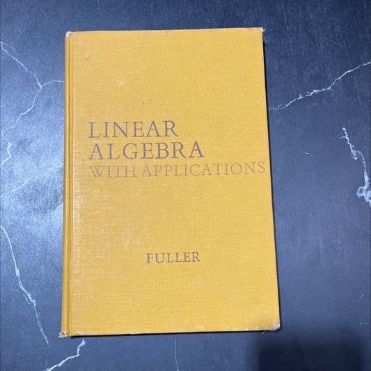 linear algebra with applications book, by leonard e. fuller, 1967 Hardcover image 1