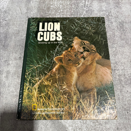 lion cubs growing up in the wild book, by Julian, 1972 Hardcover image 1