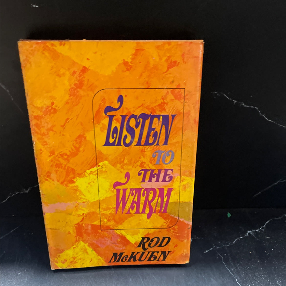 listen to the warm book, by rod mckuen, 1967 Hardcover image 1