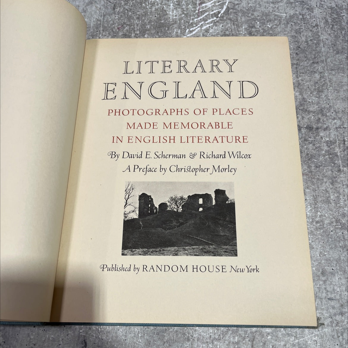 literary england photographs of places made memorable in english literature book, by david e. scherman & richard image 2