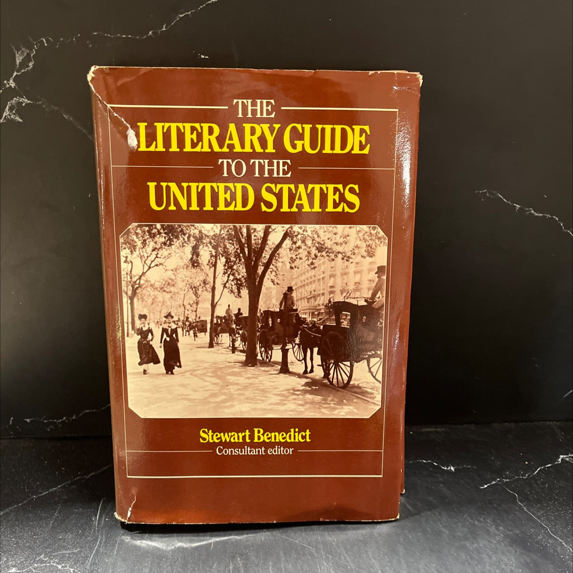 literary guide to the united states book, by Stewart Benedict, 1981 Hardcover image 1