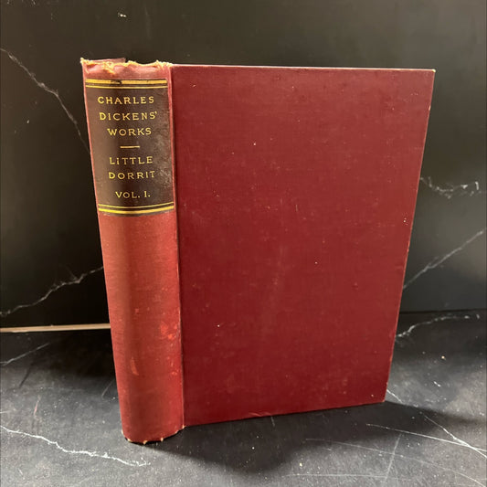 little dorrit book, by charles dickens, unknown Hardcover, Antique image 1