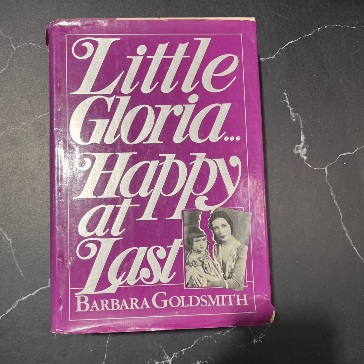 little gloria... happy at last book, by barbara goldsmith, 1980 Hardcover, First Edition, Vintage image 1