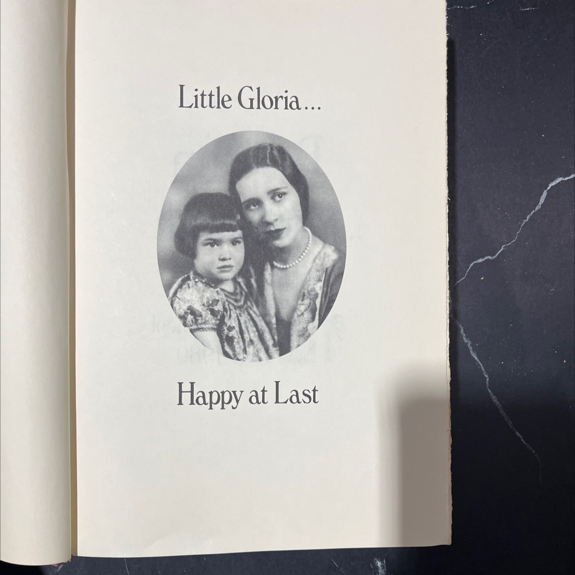 little gloria... happy at last book, by barbara goldsmith, 1980 Hardcover, First Edition, Vintage image 2