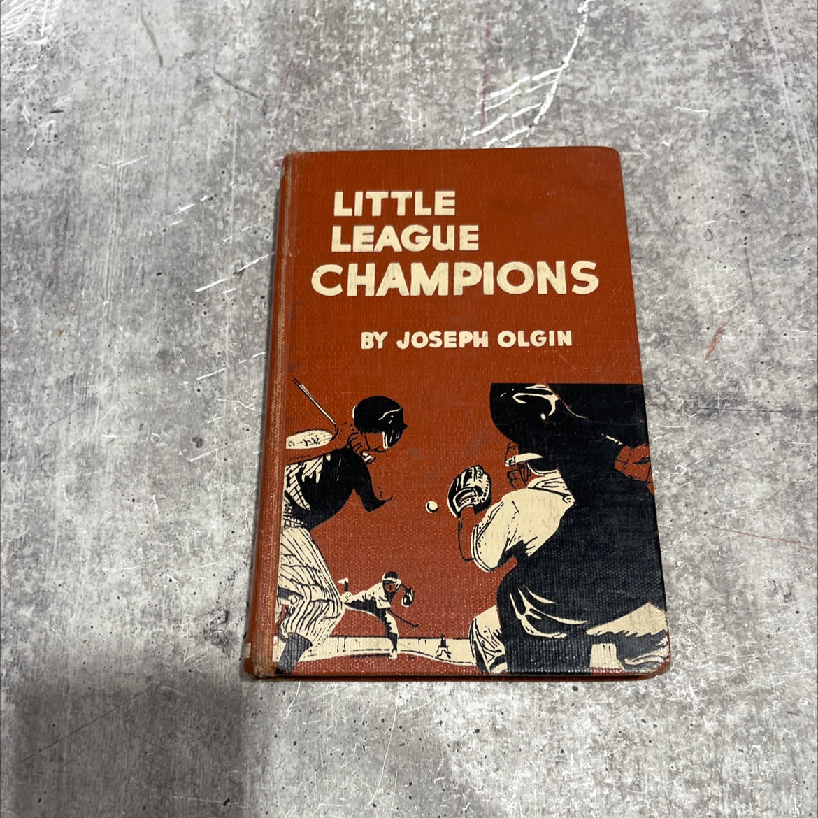little league champions book, by joseph olgin, 1954 Hardcover image 1