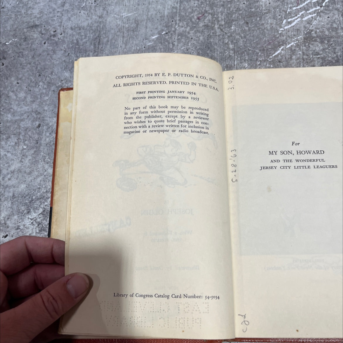 little league champions book, by joseph olgin, 1954 Hardcover image 3