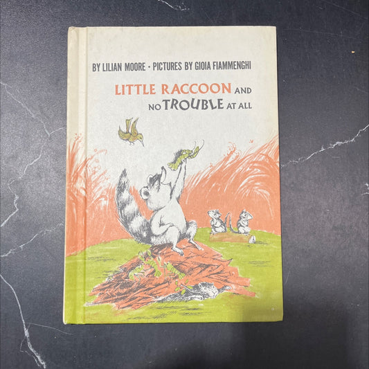 little raccoon and no trouble at all book, by lilian moore, 1972 Hardcover image 1