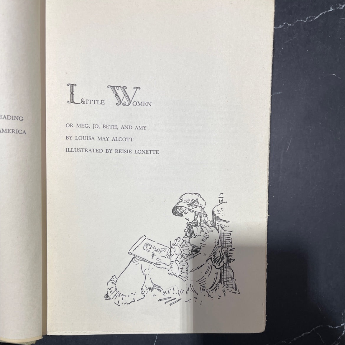 little women or meg, jo, beth, and amy book, by louisa may alcott, 1970 Hardcover image 2