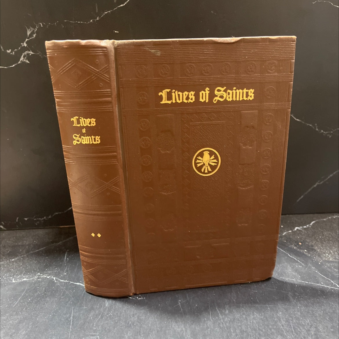 lives of saints book two with excerpts from their writings selected and illustrated book, by father louis f. hartman, image 1