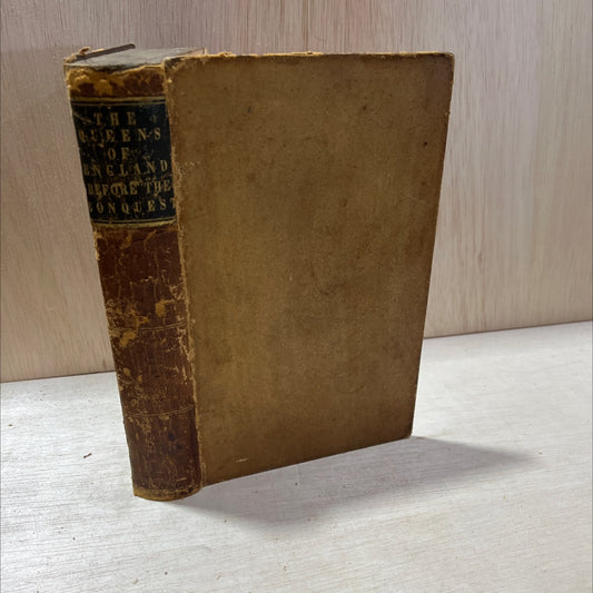 lives of the queens of england before the norman conquest book, by mrs. matthew hall, 1859 Hardcover, Antique image 1