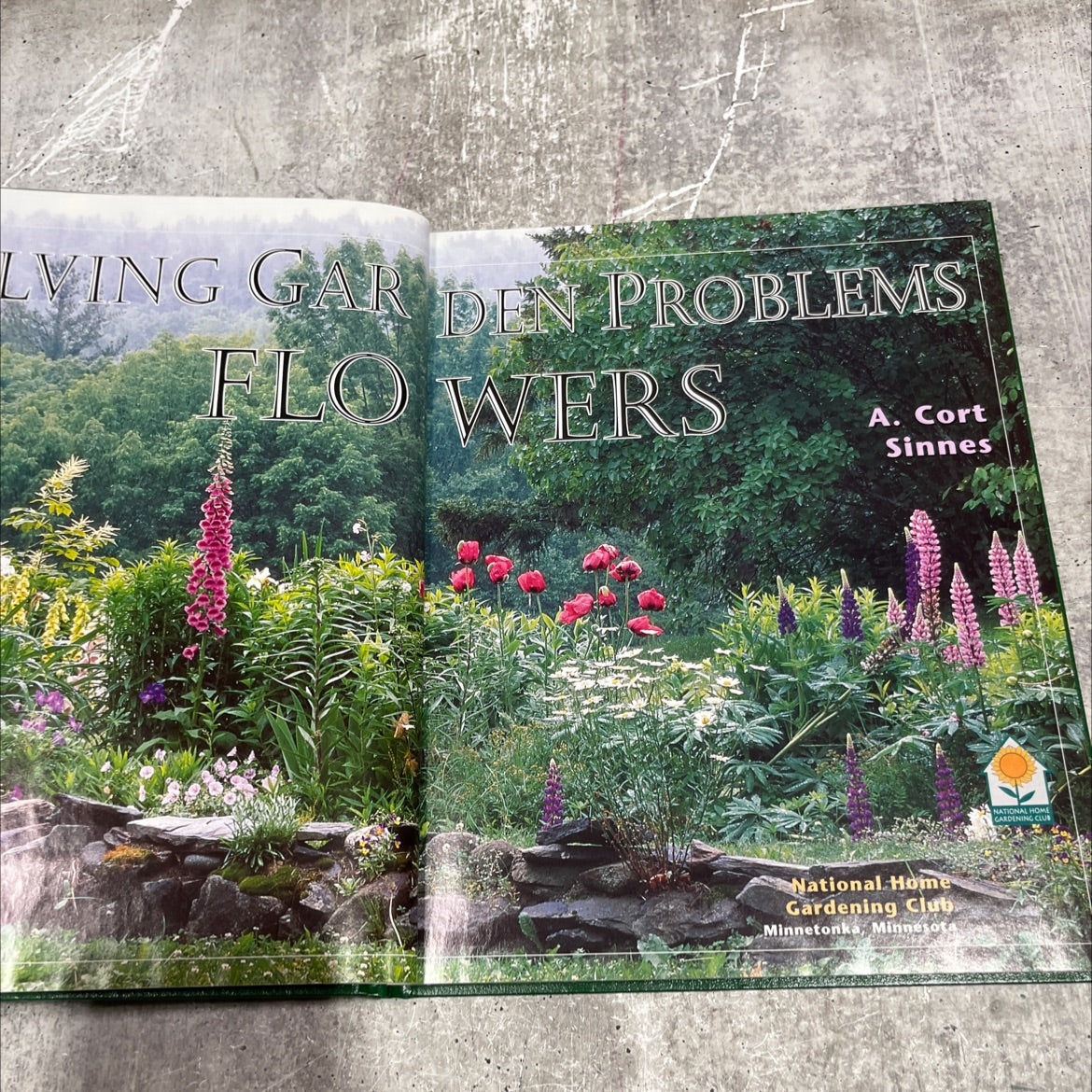 living garden problems flowers book, by A. Cort Sinnes, 2004 Hardcover image 2
