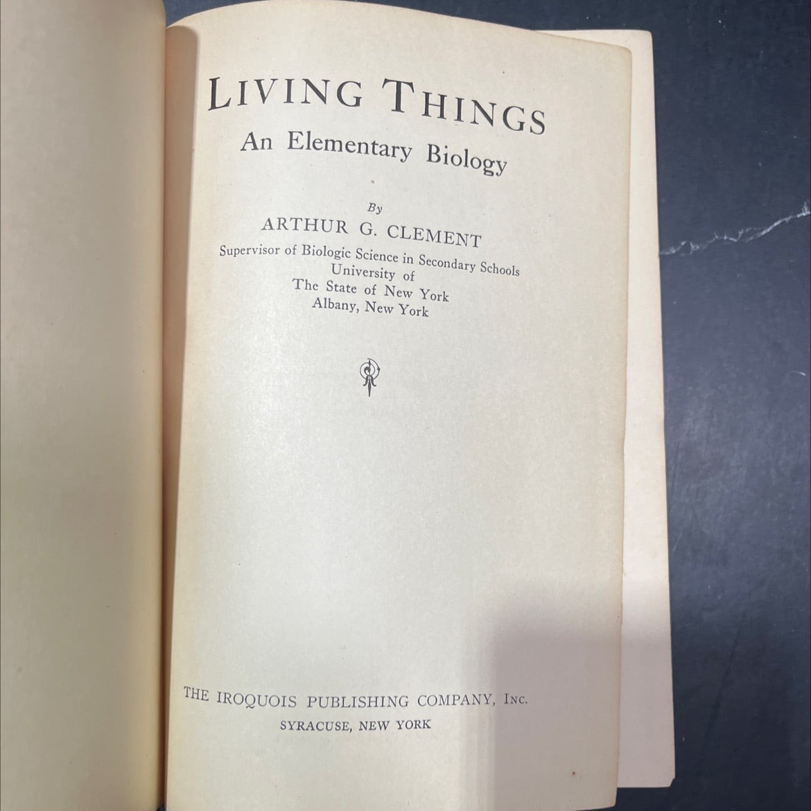 living things an elementary biology book, by arthur g. clement, 1924 Hardcover image 2