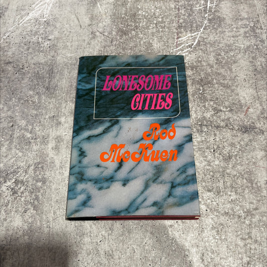 lonesome cities book, by rod mckuen, 1970 Hardcover image 1