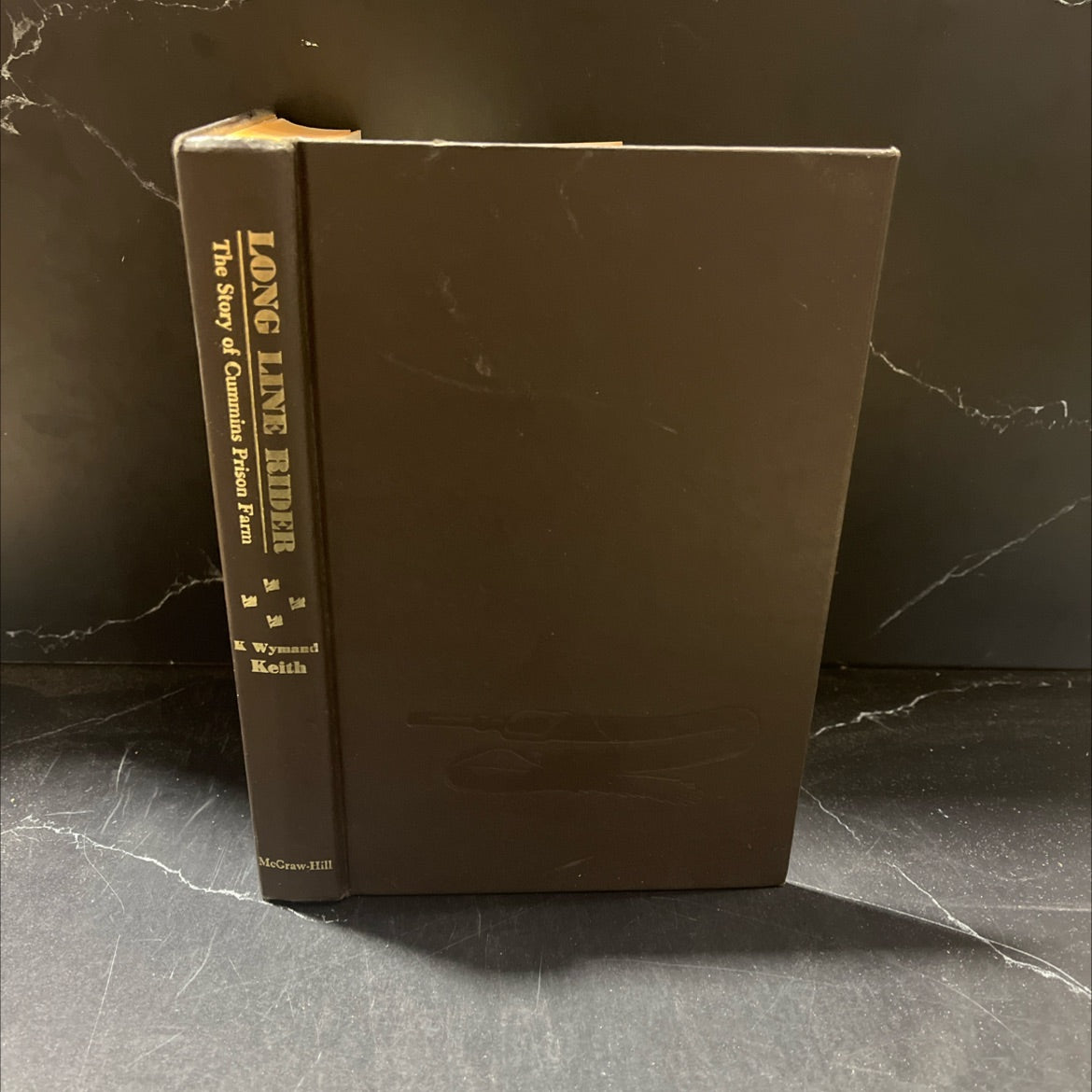 long line rider the story of cummins prison farm book, by k wymand keith, 1971 Hardcover image 1