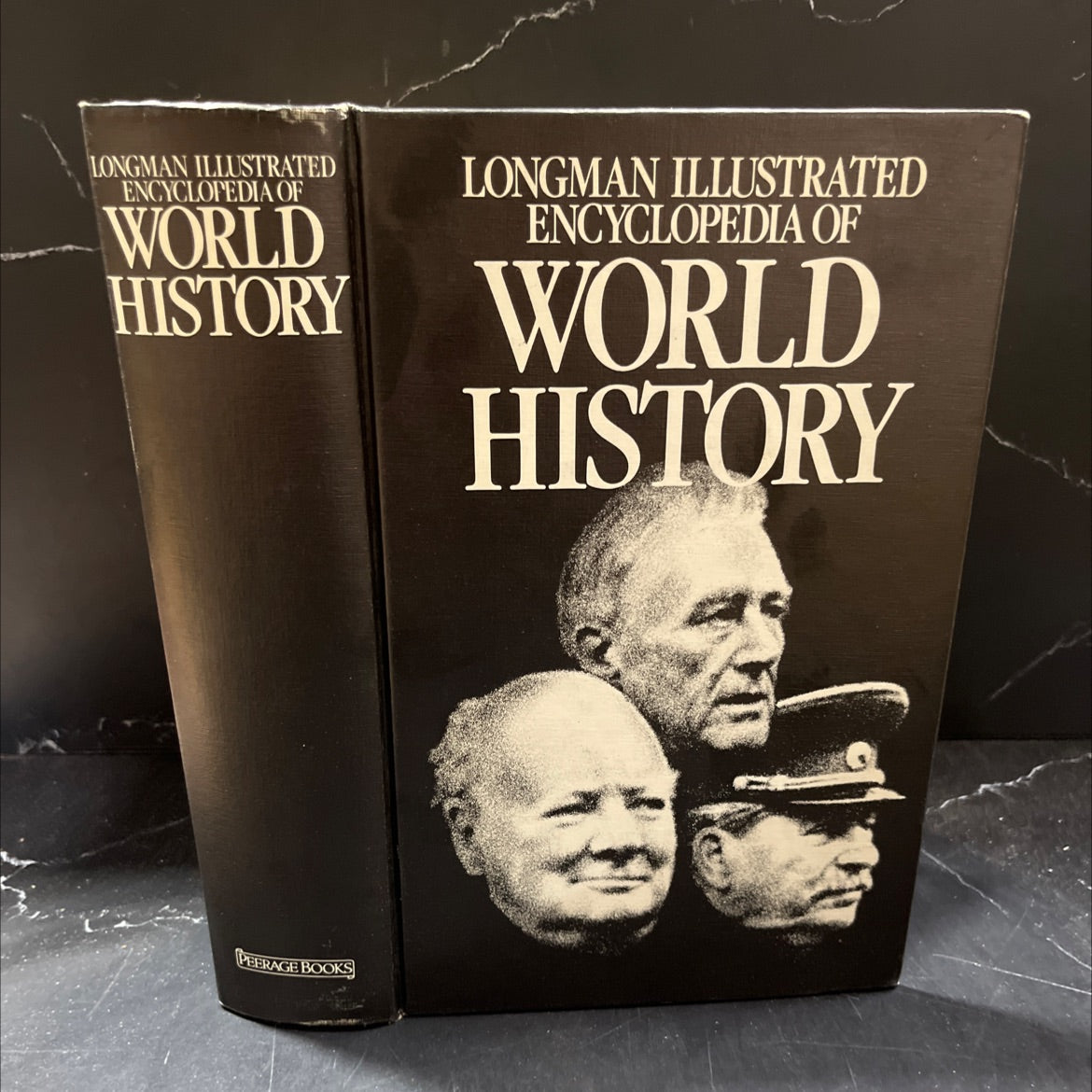 longman illustrated encyclopedia of world history book, by unknown, 1985 Hardcover image 1