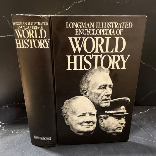 longman illustrated encyclopedia of world history book, by unknown, 1985 Hardcover image 1