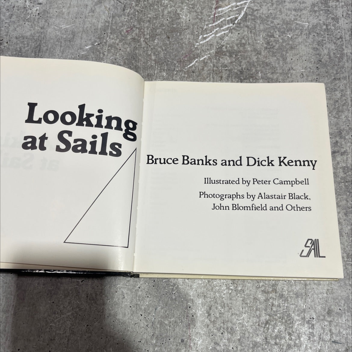 looking at sails book, by bruce banks and dick kenny, 1979 Hardcover image 2