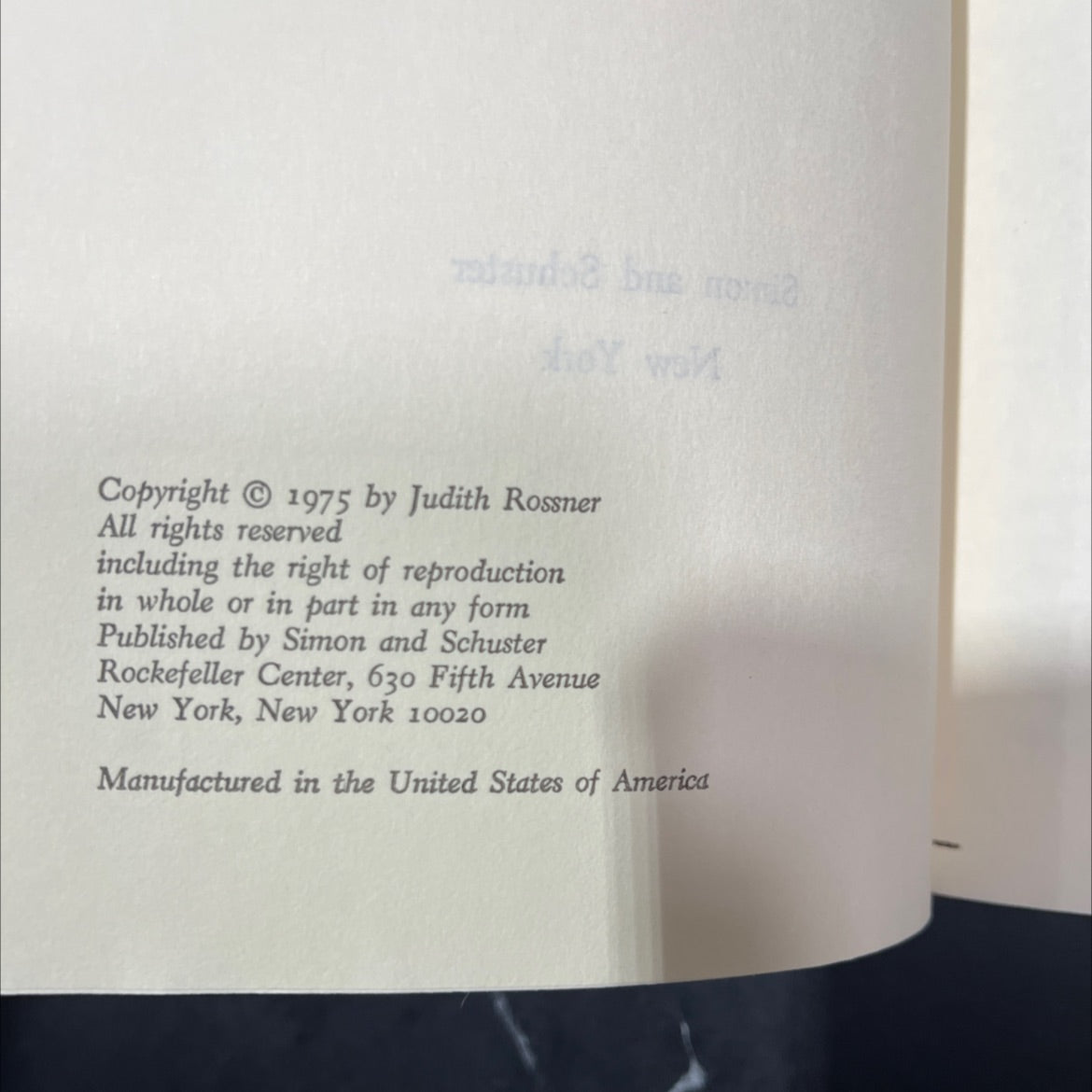 looking for mr. goodbar book, by judith rossner, 1975 Hardcover image 3