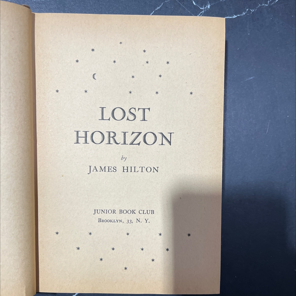 lost horizon book, by james hilton, 1936 Hardcover image 2