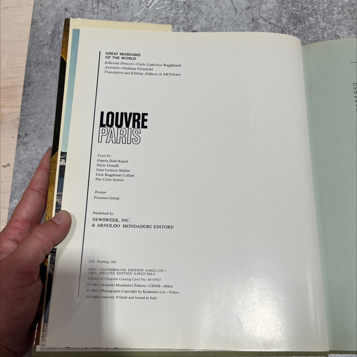 louvre paris book, by Gigetta Dalli Regoli, Decio Gioseffi, Gian Lorenzo Mellini, Licia Ragghianti Collobi, Pier Carlo image 3