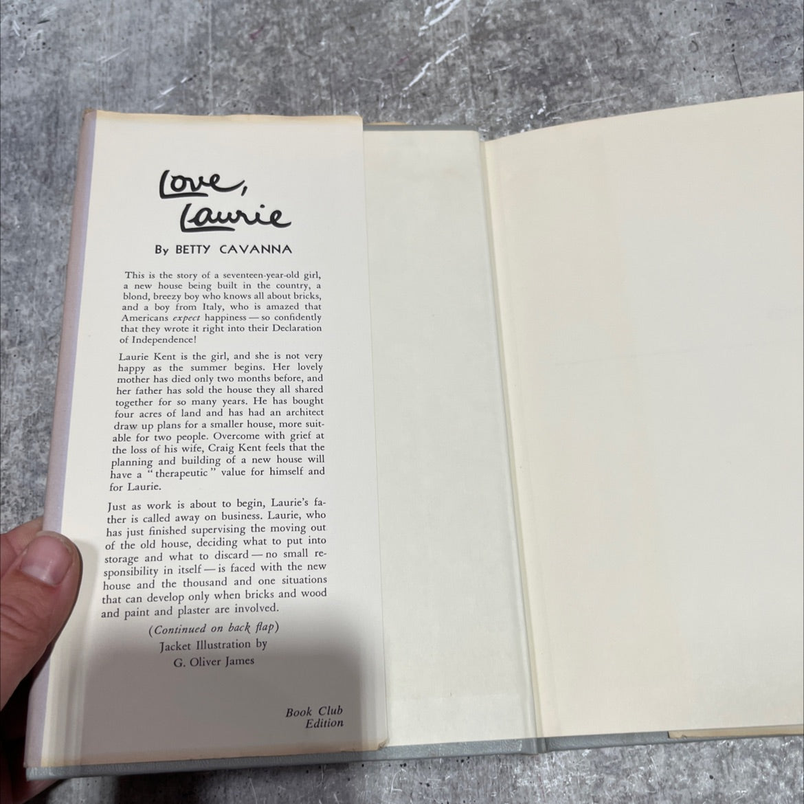 love, taurie book, by betty cavanna, 1953 Hardcover image 4