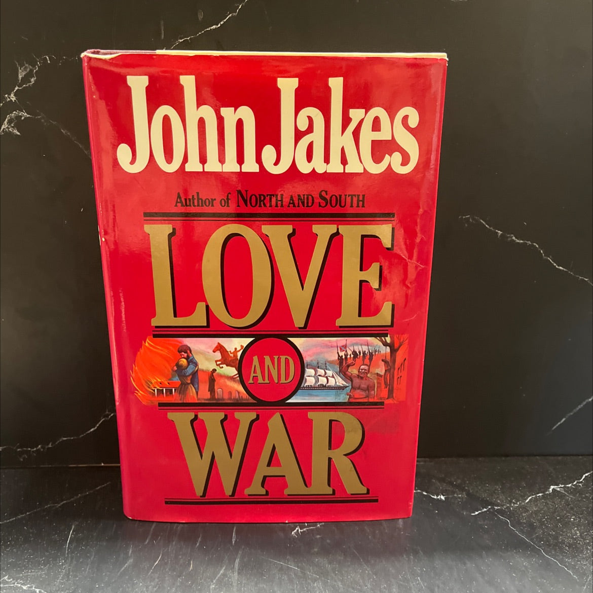 love and war book, by John Jakes, 1984 Hardcover image 1