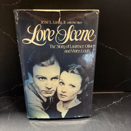 love scene the story of laurence olivier and vivien leigh book, by jesse lasky, jr. with pat silver, 1978 Hardcover image 1