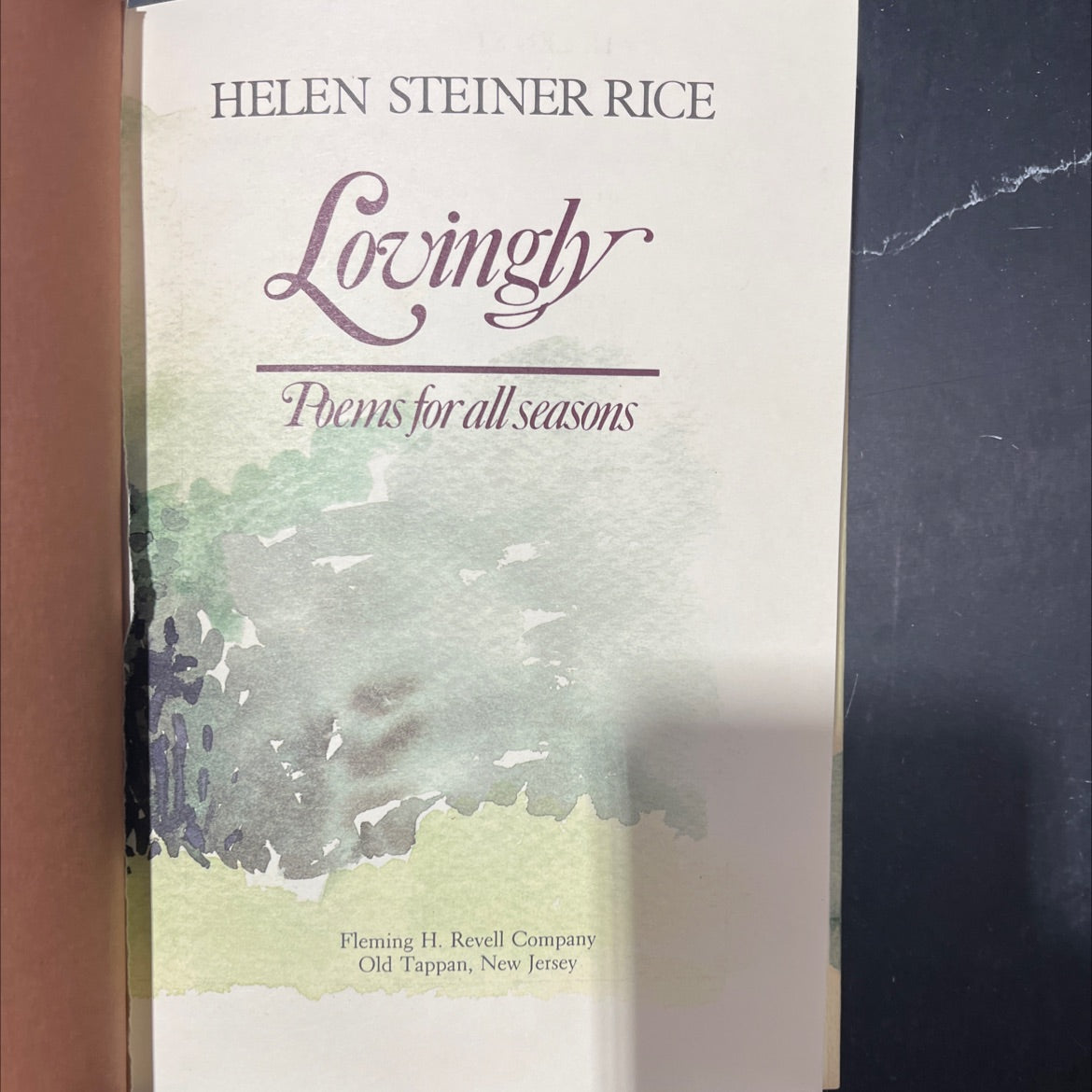 lovingly poems for all seasons book, by helen steiner rice, 1987 Hardcover image 2
