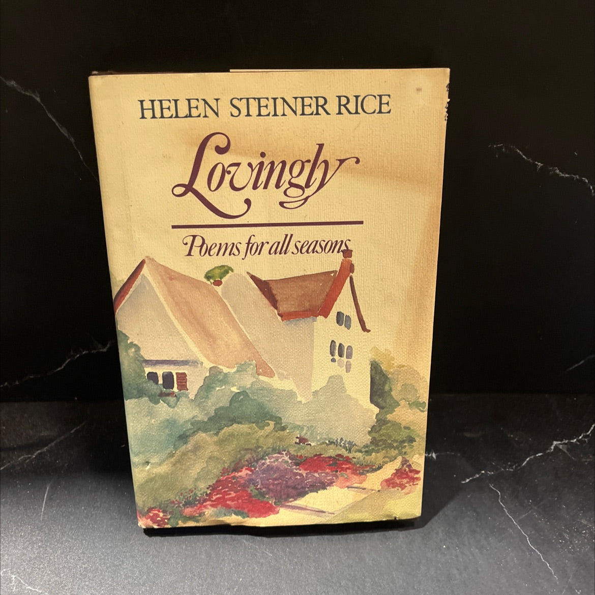 lovingly poems for all seasons book, by helen steiner rice, 1987 Hardcover image 1