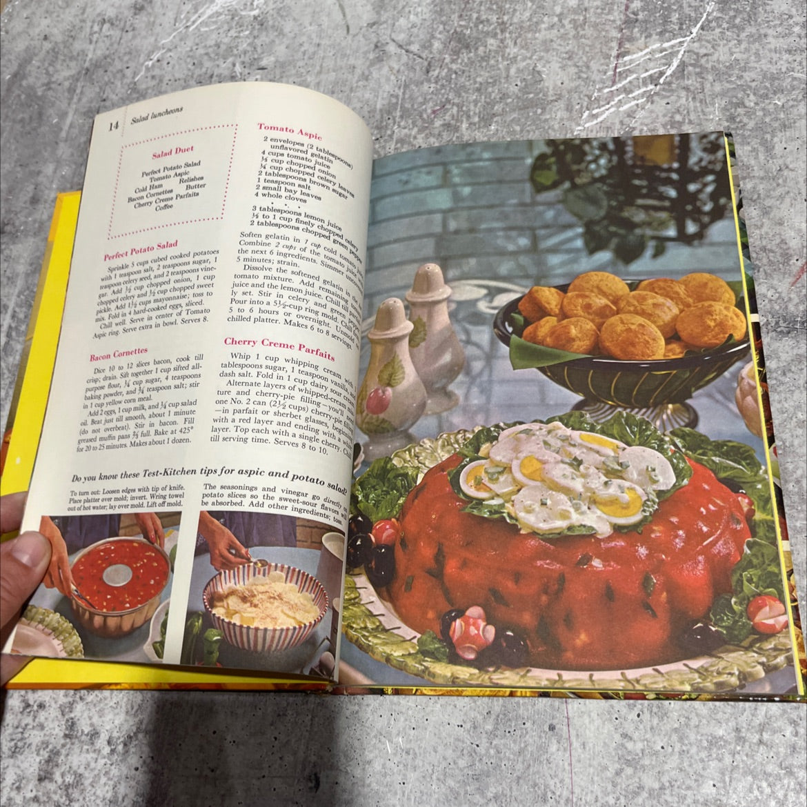 lunches and brunches book, by editors of better homes and gardens, 1963 Hardcover image 3