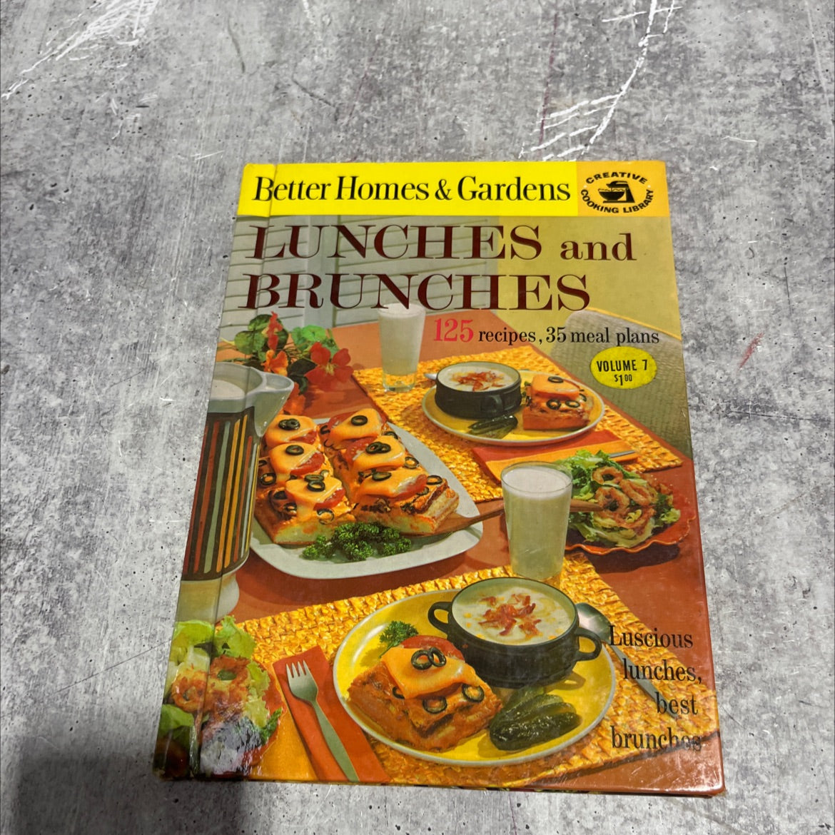 lunches and brunches book, by editors of better homes and gardens, 1963 Hardcover image 1