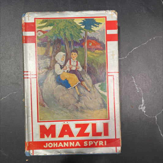 mäzli book, by johanna spyri, 1921 Hardcover, First Edition, Antique image 1