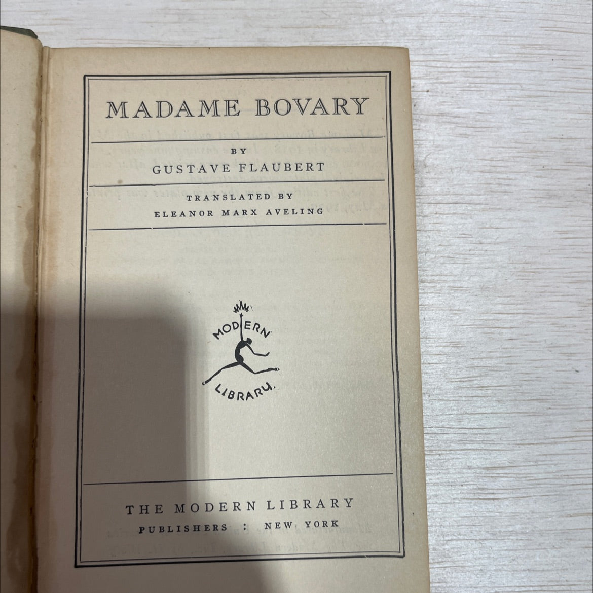 madame bovary book, by gustave flaubert, 1927 Hardcover image 2