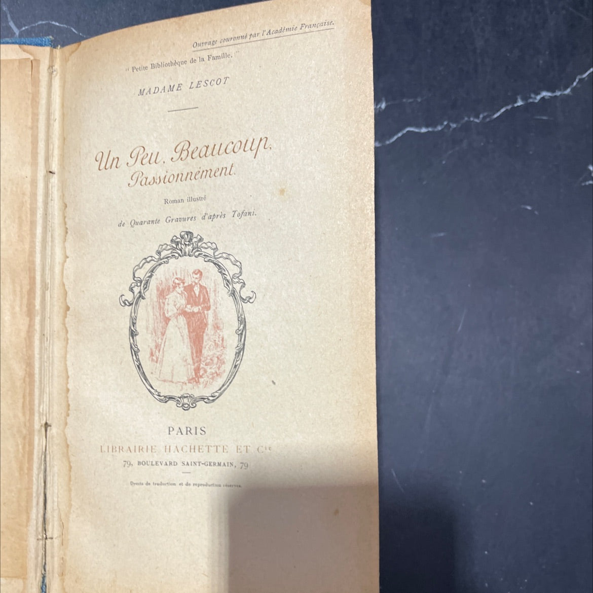madame lescot un peu beaucoup passionnement book, by unknown, unknown Hardcover image 3